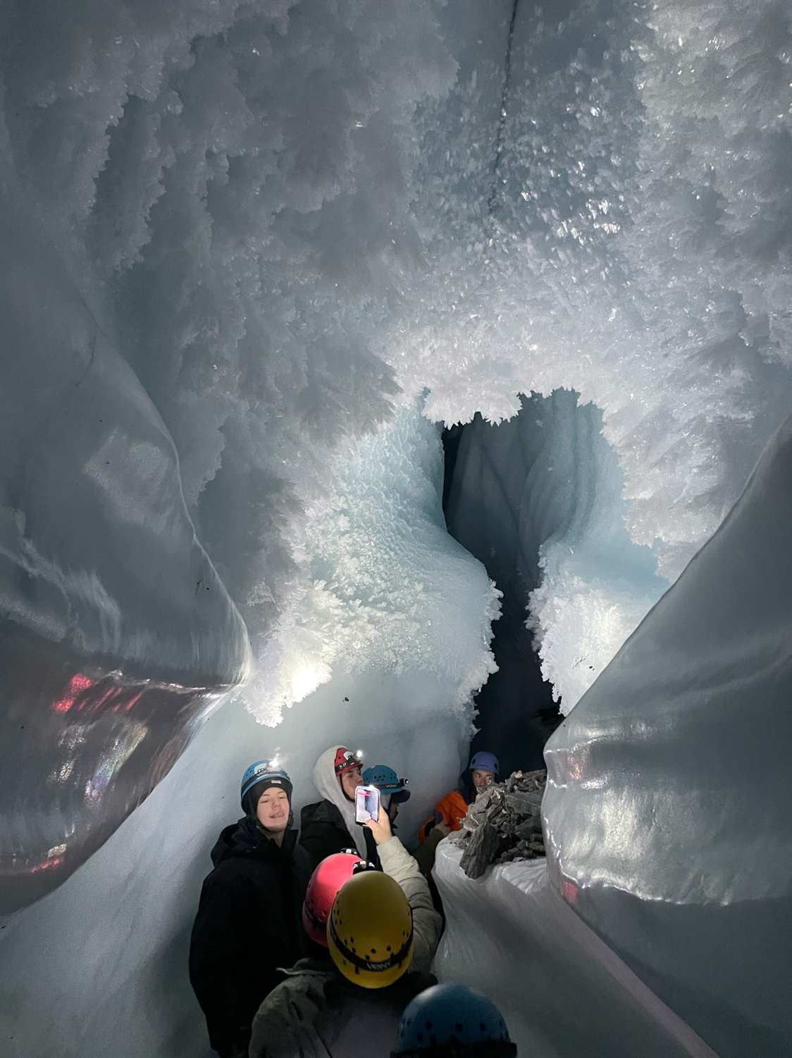 Glacier Cave Ice Crystals